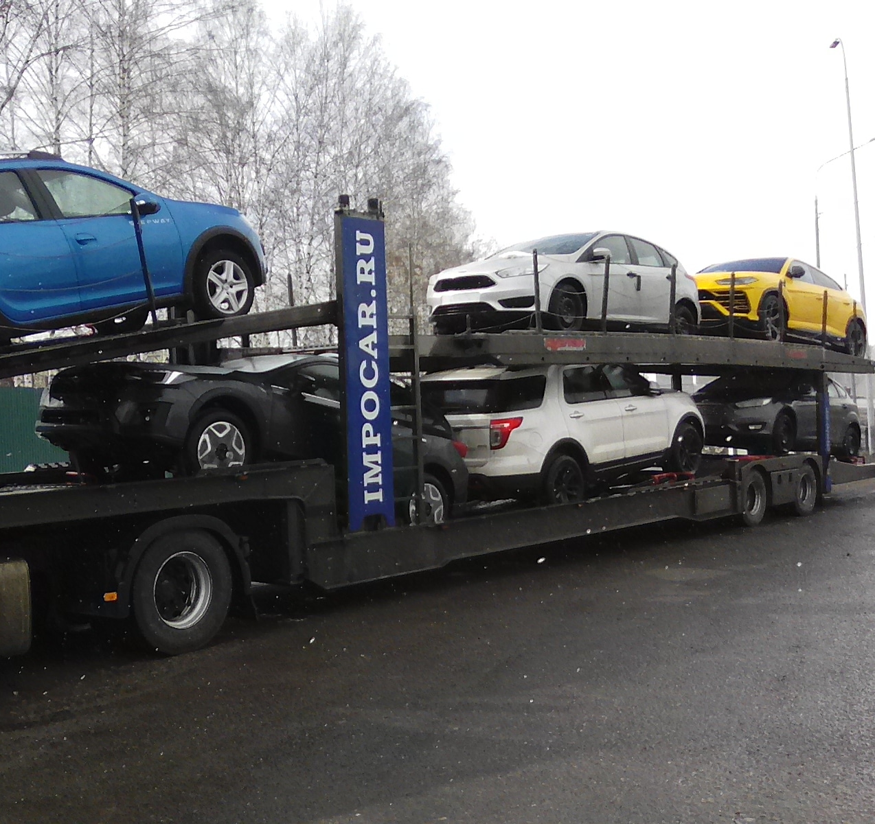Открытый автовоз Импокар